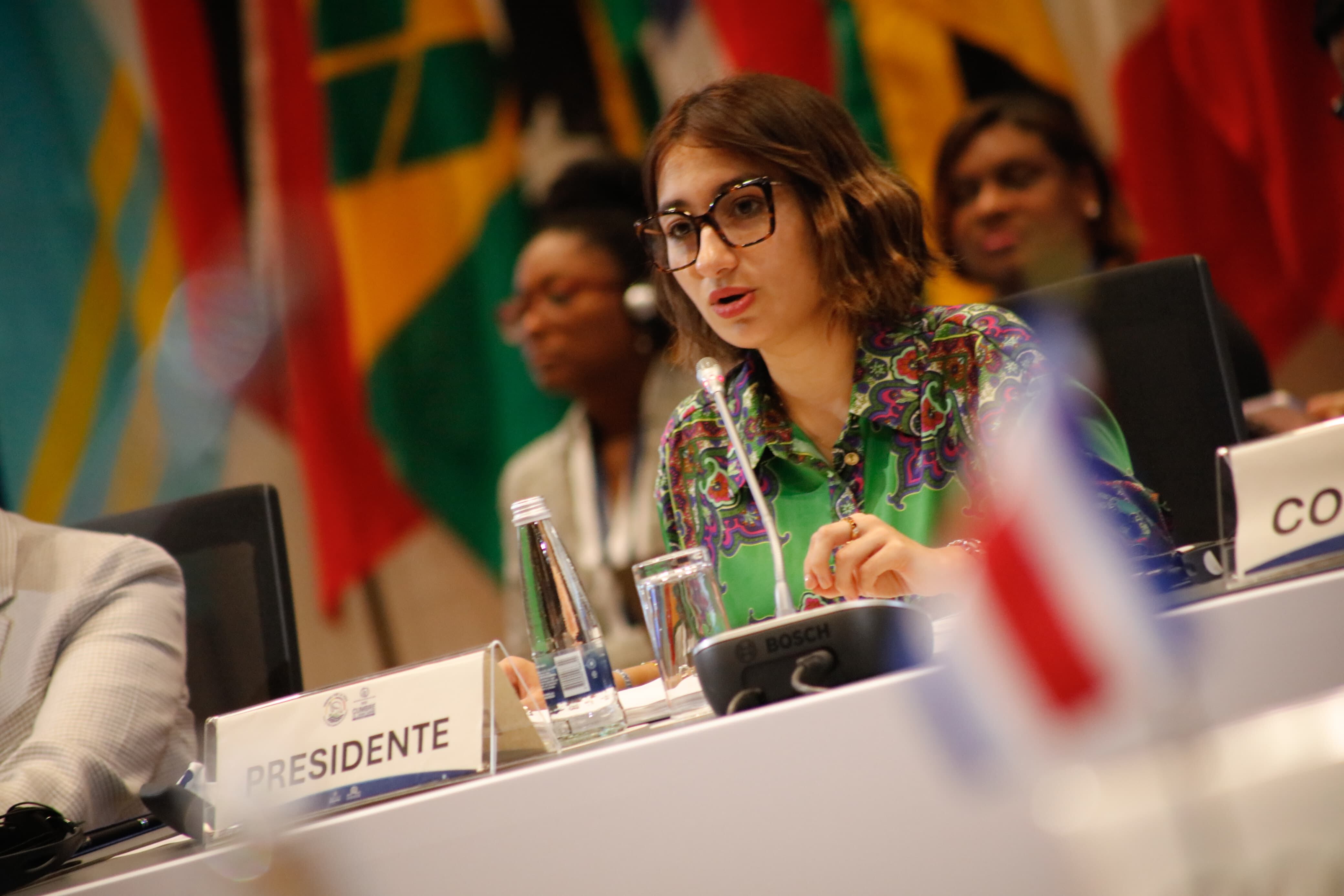 La canciller Laura Sarabia justificó su renuncia en su desacuerdo con decisiones tomadas por el Gobierno - crédito Cancillería