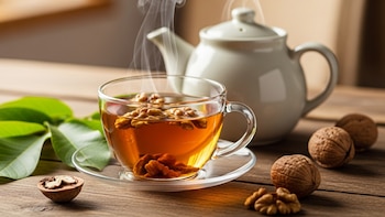 Té de hojas de nogal: cómo se utiliza y qué beneficios aporta