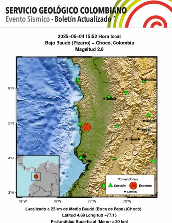 El sismo fue percibido en