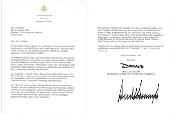 La carta de invitación que