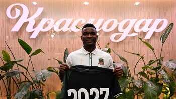 El delantero colombiano Jhon Córdoba