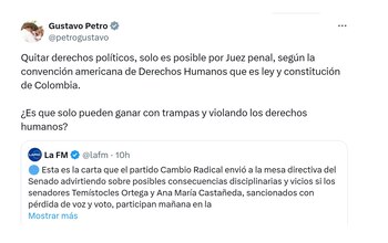 Petro aseguró que la pérdida