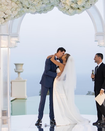 Mishel Gerzig y Thibaut Courtois