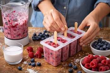 Los palitos de frutos rojos