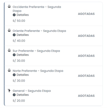 Entradas agotadas