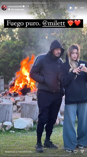 Titulo para todo: Milett Figueroa y Marcelo Tinelli siguen grabando el reality