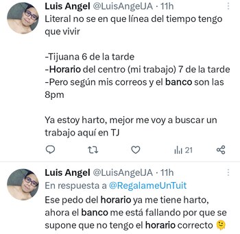 El cambio de horario en