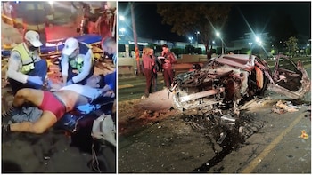 Trágico fin de año: hombre