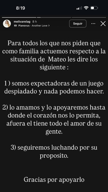 El comunicado se viralizó en