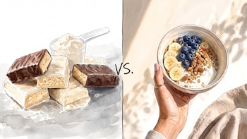 Barra de proteína o yogur: qué opción conviene para sumar este nutriente entre comidas
