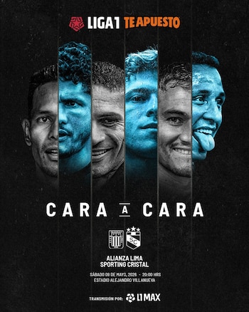 Sporting Cristal visita a Alianza Lima en el marco de la jornada 14 del Torneo Apertura 2026. Crédito: X Liga 1.