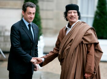 El presidente francés, Nicolas Sarkozy,