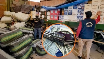 Tráfico de cigarros y ropa