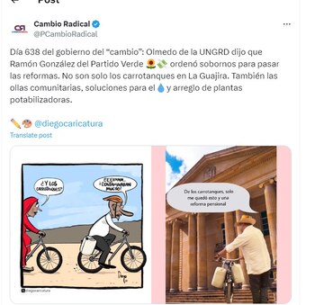Cambio Radical habla acerca
