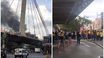 Incendio en el Éxito de