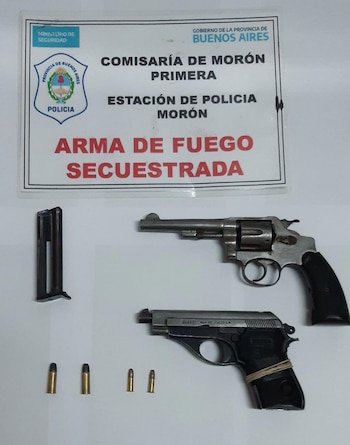 Las armas encontradas a los