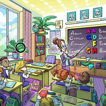 Aquí está la letra “E”.