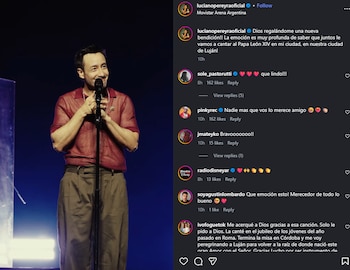 El inesperado anuncio sobre la visita del papa León XIV que emocionó a un reconocido músico
