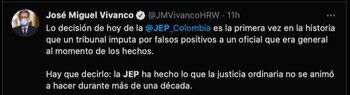 Falsos positivos colombia