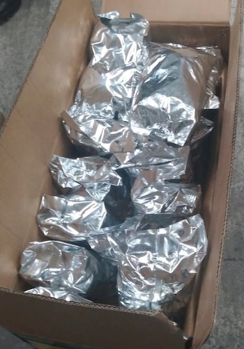 La droga se encontraba almacenada