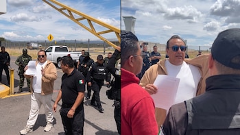 Reaprehenden a exalcalde de Puebla al salir de prisión mientras su esposa hacía un directo