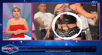 Magaly Medina cuestiona look de Marisol y genera debate sobre body shaming en clip musical. Captura: Magaly TV La Firme.