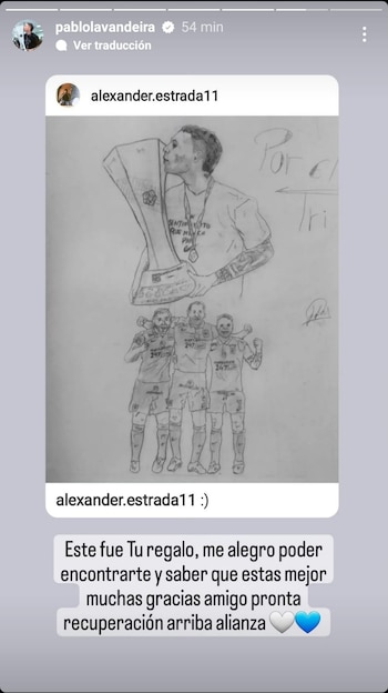 Pablo Lavandeira agradeció regalo de