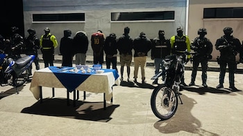 Policía ecuatoriana descubrió una red de explosivos vinculada a Los Lobos