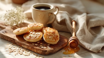 Mini hotcakes con avena, desayuno saludable y esponjoso con ingredientes naturales. - (Imagen Ilustrativa Infobae)