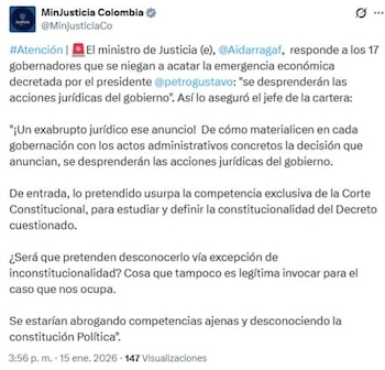 Idárraga advirtió de los mecanísmos