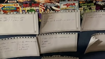 Encontraron mensajes en otros idiomas