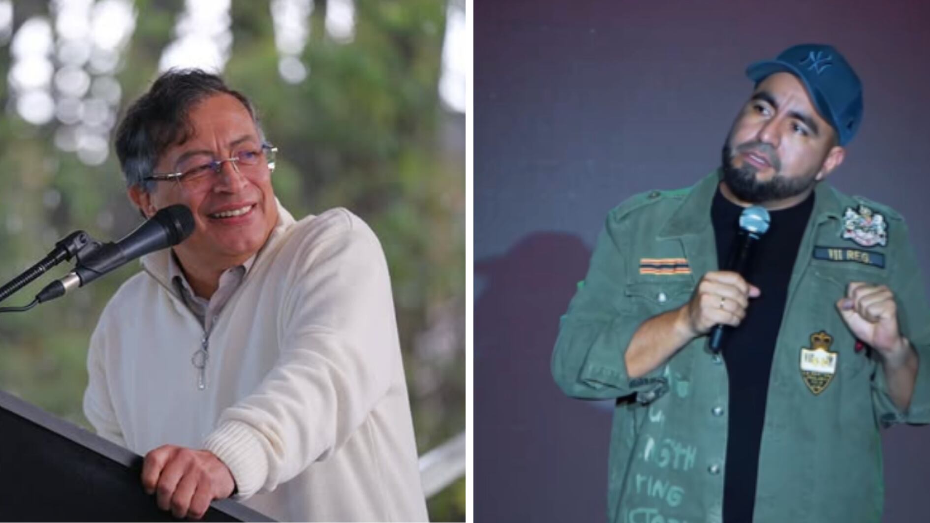 El presidente Gustavo Petro desata furor en redes tras comentarios polémicos y es parodiado por Jhovanoty - crédito @infopresidencia/IG | @peretantico/IG