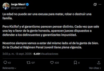 Jorge Macri - Régimen Penal Juvenil
