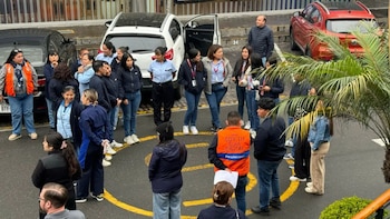 La reacción en vivo de