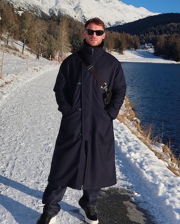Las fotos de las vacaciones de Alexis Mac Allister y Ailen Cova en St. Moritz
