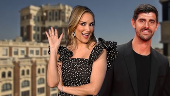 El fugaz y mediático romance de Courtois y Alba Carrillo: unos guantes, un noviazgo exprés y un final lleno de reproches