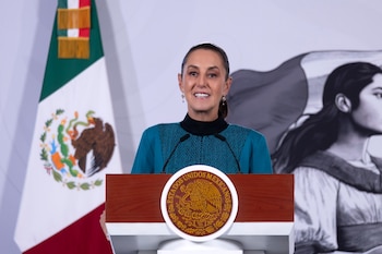 La presidenta de México dijo que la FGR deberá investigar la detención de El Mayo. (Presidencia)
