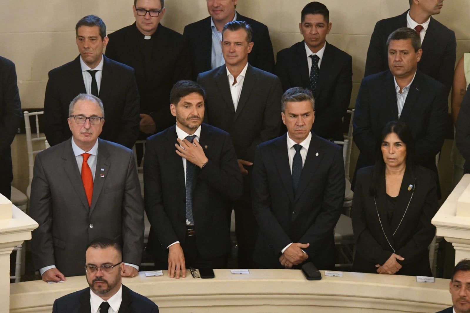 Maximiliano Pullaro estuvo presente en el traspaso de mando de los hermanos Valdés en Corrientes. Dicen que fue el último intento de convencerlo a Gustavo Valdés de asumir al frente del Comité Nacional