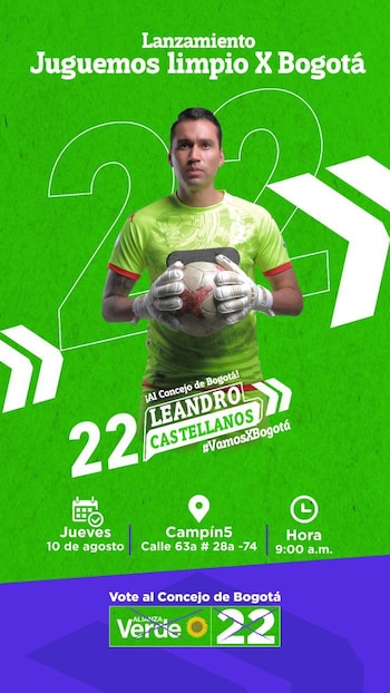 Leandro Castellanos decidió lanzarse a