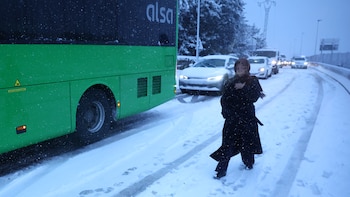 La nieve llega a Madrid
