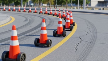 Estos conos robóticos para el