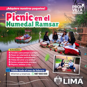 Pantanos de Villa ofrece parquetes