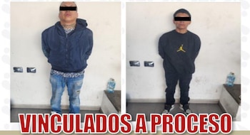 Dos hombres identificados como Brayan “N”, de 19 años, y Eberic “N”, de 38, dispararon contra un grupo de personas. Las balas alcanzaron a Tadeo y a su madre, quienes quedaron gravemente heridos Foto: SSC Puebla