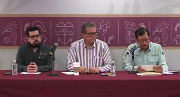 El secretario Gerardo Mérida Sánchez