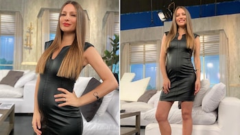Pampita está embarazada de cinco