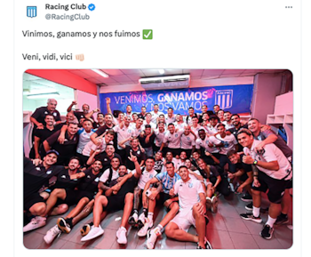 Racing gozó a Independientes después