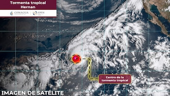 Depresión tropical Ocho-E se intensifica a tormenta tropical Hernan en el océano Pacífico: ¿Tocará tierras mexicanas?