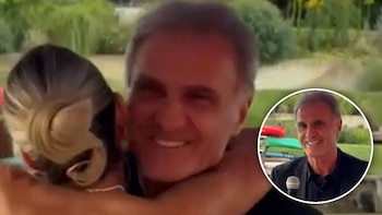 La emoción de Oscar Ruggeri