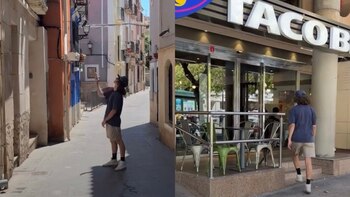 Zac Ryan visitando España (TikTok/@zacxcviii)