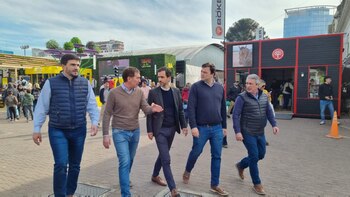 Diego Santilli con los intendentes